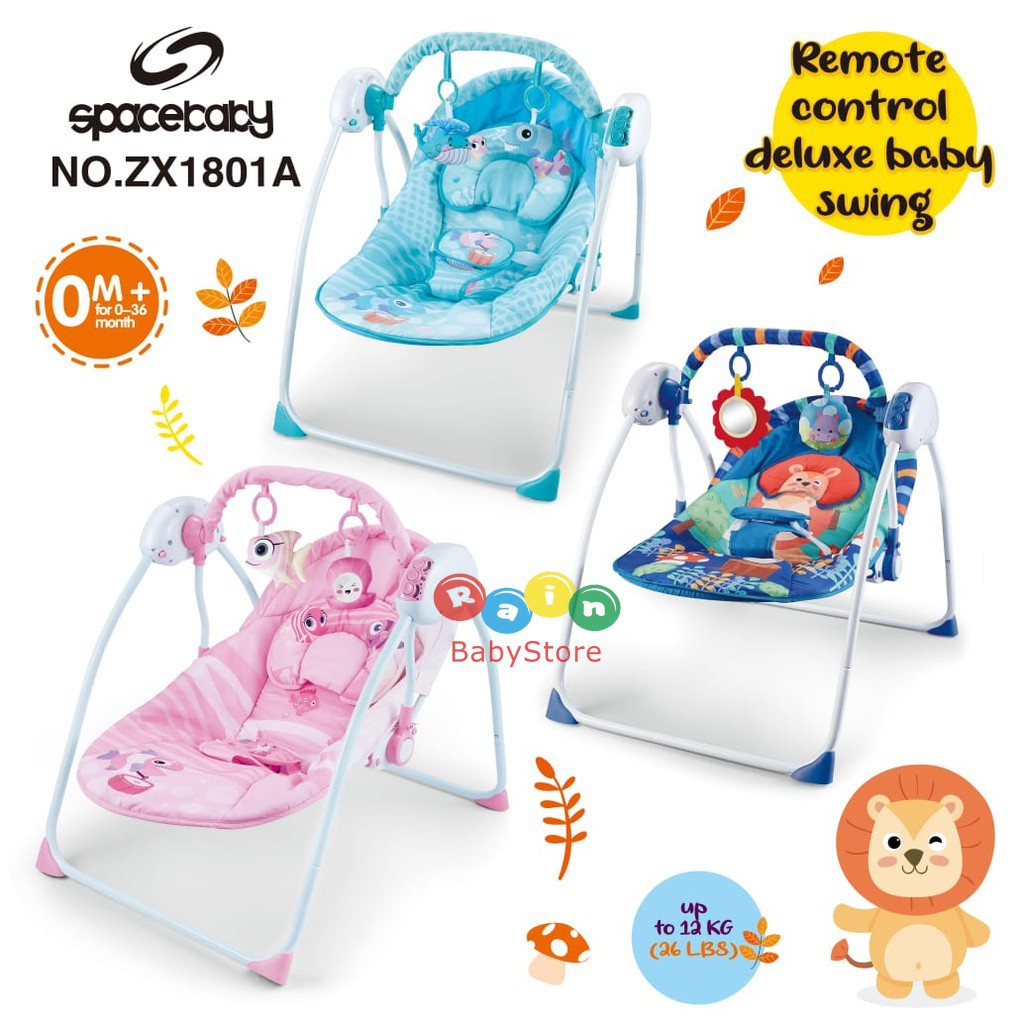 Jual SPACE BABY BOUNCER SWING DELUXE REMOTE CONTROL ZX1801A Shopee