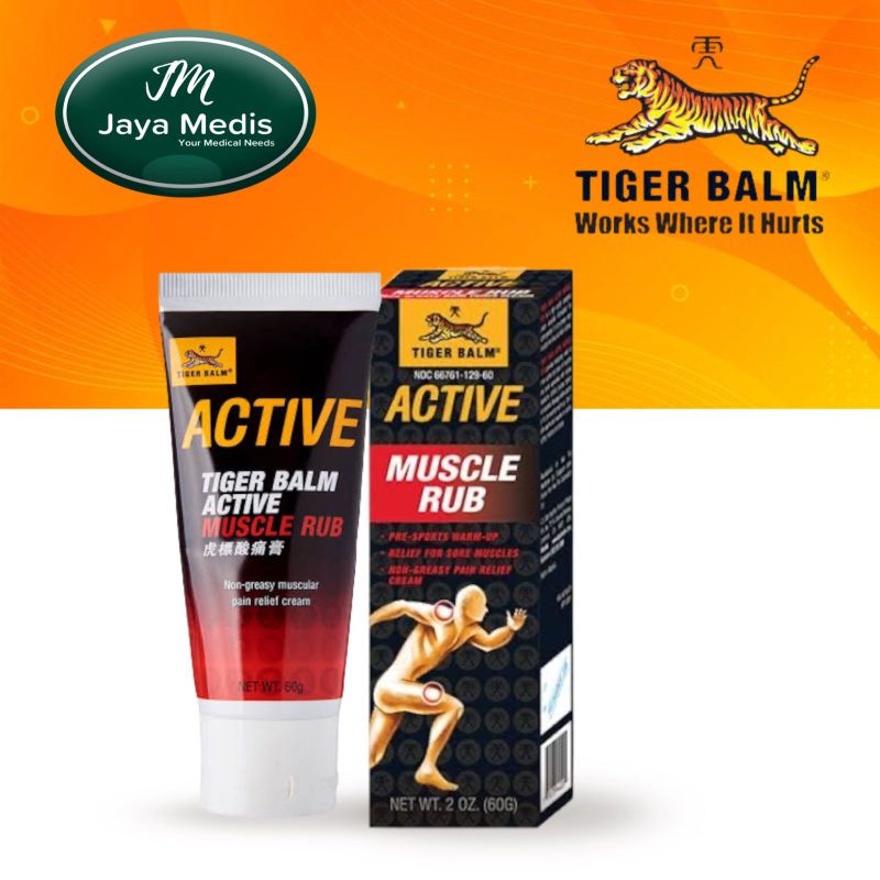 Jual Balsem Nyeri Otot Tiger Balm Active Muscle Gel 60g | Shopee Indonesia