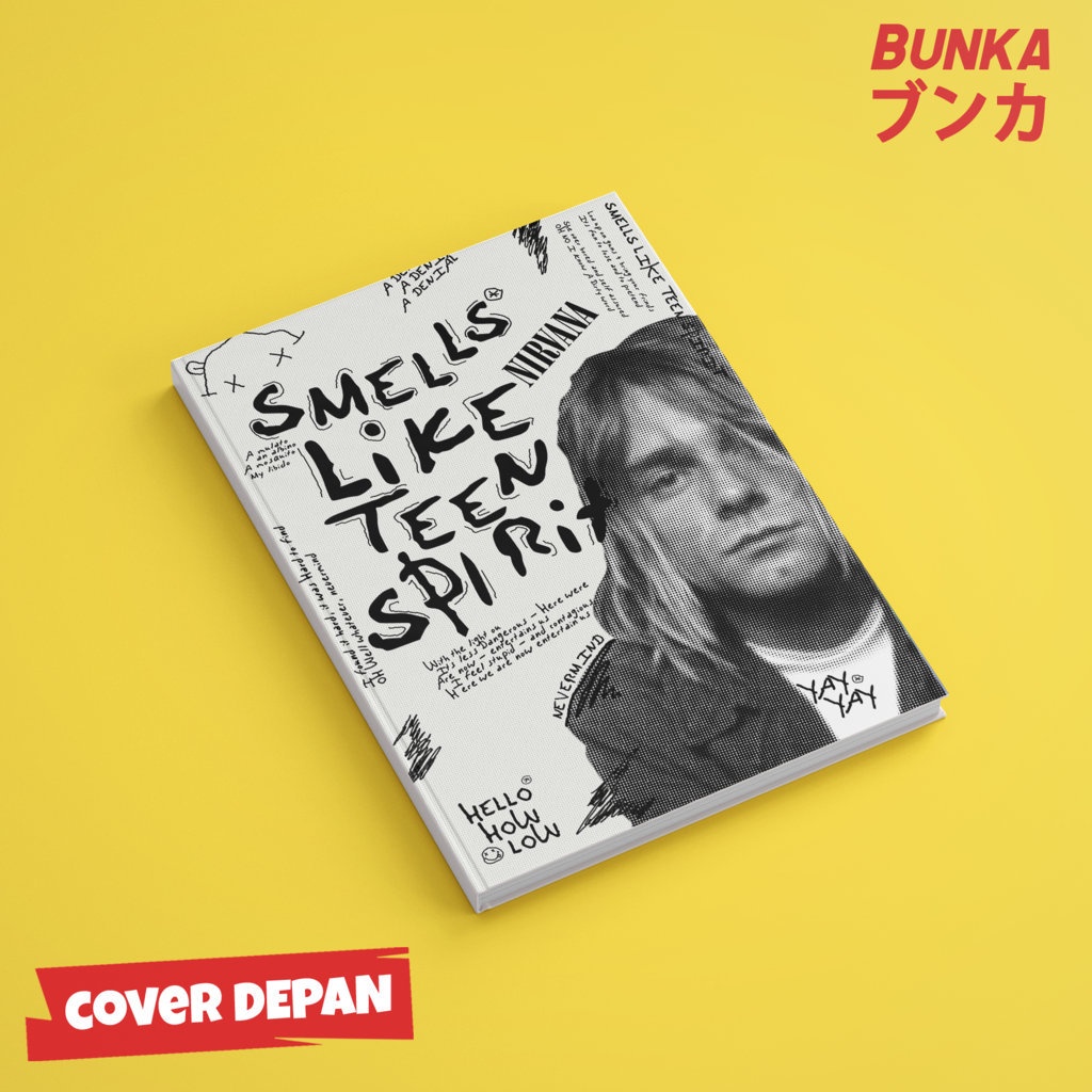 Jual Notebook Band Nirvana kurt Cobain 3 Hardcover A5 Buku Tulis ...