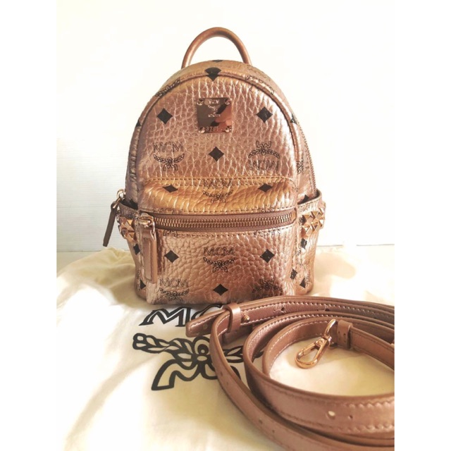 Mcm bebe boo rose gold sale