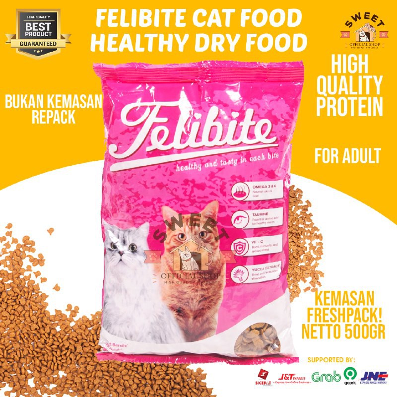 Jual FELIBITE CAT FOOD DRY FOOD - FELIBITE MAKANAN KUCING KERING 500 GR ...