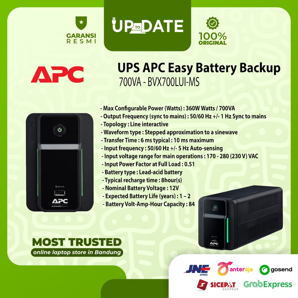Jual UPS APC Easy Battery Backup 700VA (BVX700LUI-MS) | Shopee Indonesia