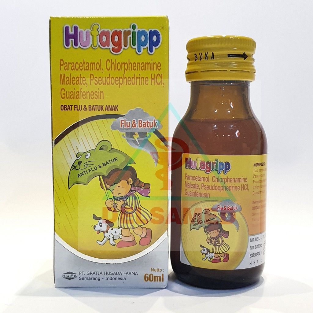 Jual Sirup obat flu dan batuk anak Hufagripp 60 ml Shopee Indonesia
