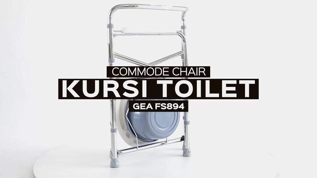 Jual GEA FS894 Commode Chair Kursi BAB - Tanpa Roda / Kursi BAB Lipat ...