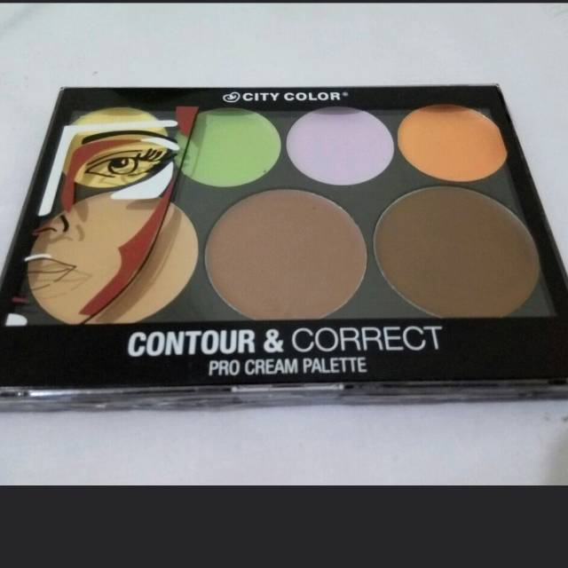 Jual CITY COLOR CONTOUR &amp; CORRECT (New) | Shopee Indonesia