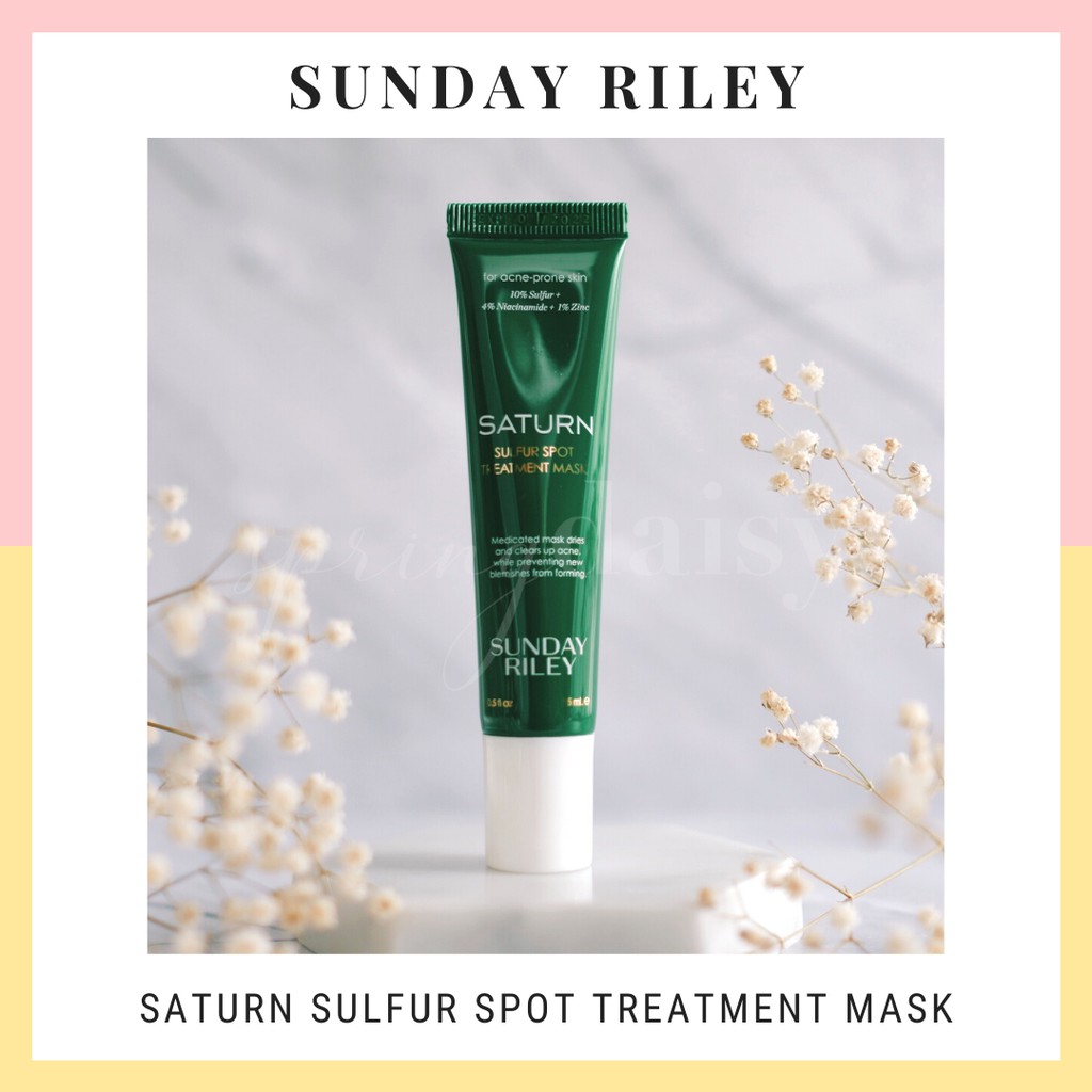 Jual Sunday Riley Saturn Sulfor Spot Treatment Mask size 15ml | Shopee ...