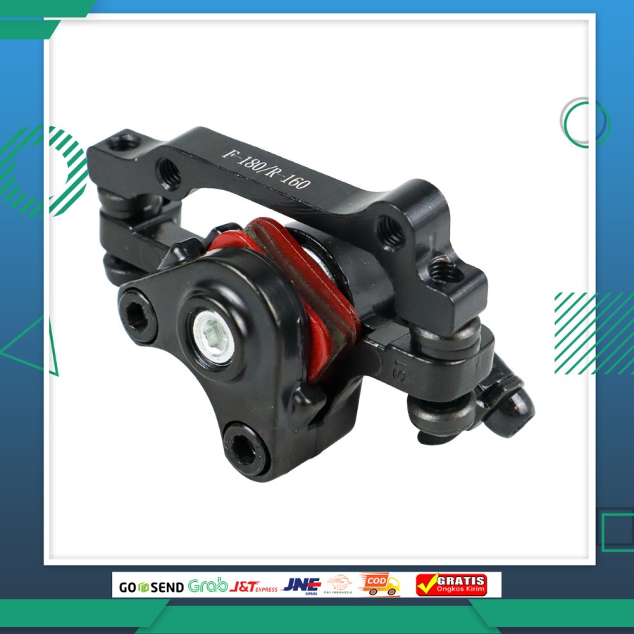 Jual Part Rem Sepeda Rear Disc Brake Caliper F180 R160 Shopee Indonesia