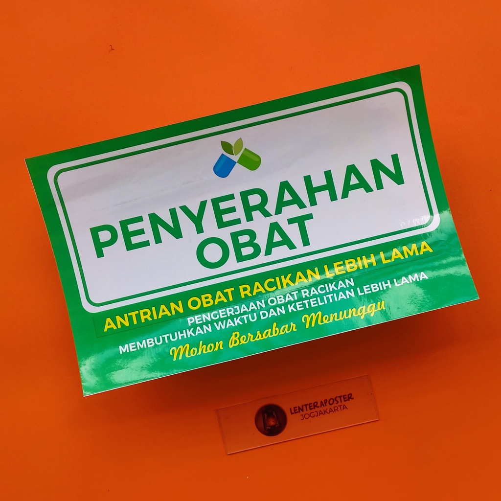 Jual Stiker Penyerahan Obat, Stiker Untuk Instalasi Farmasi/Apotek ...