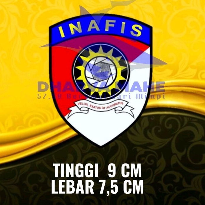 Jual INAFIS, Stiker Inafis, Reskrim, Stiker Polisi, Stiker Polri ...