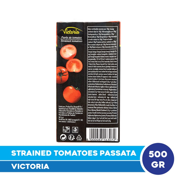 Jual Victoria Strained Tomatoes Passata 500 gr - Pasta Tomat | Shopee ...