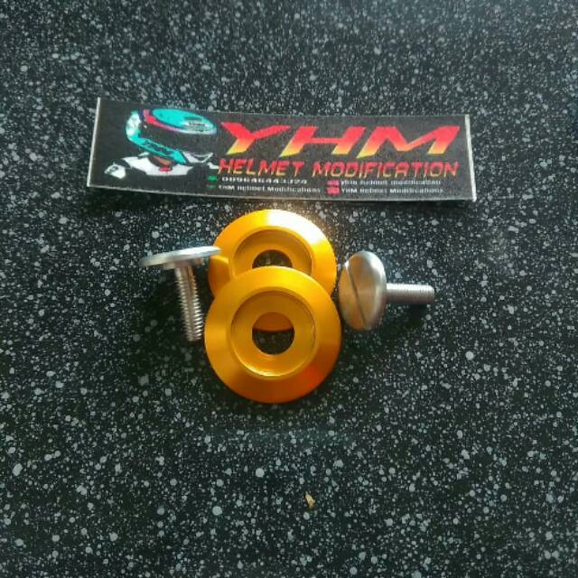 Jual Baut flat visor Agv K3sv / Agv K1 / Kyt Vendetta /Nhk Gp1000 Shopee Indonesia