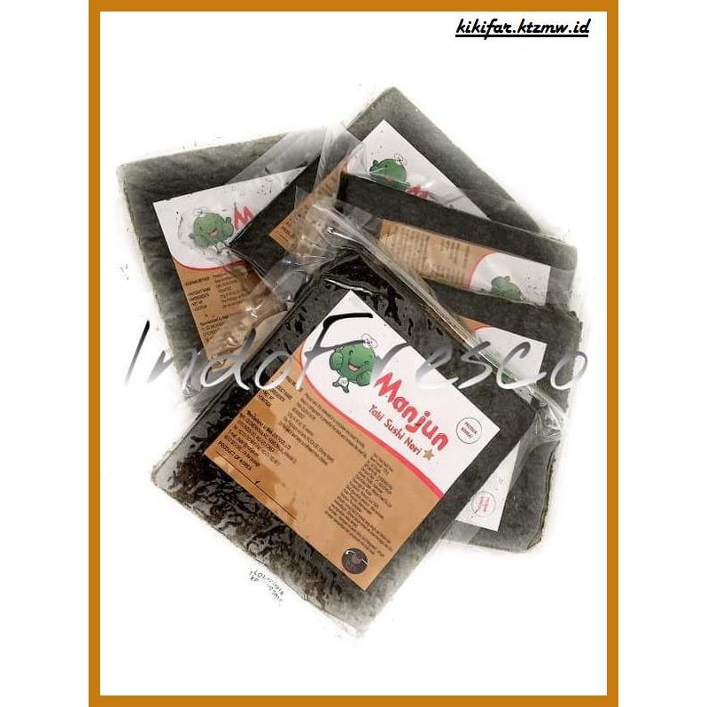 Jual Makanan Kering Manjun Yaki Sushi Nori Dried Seaweed Rumput Laut