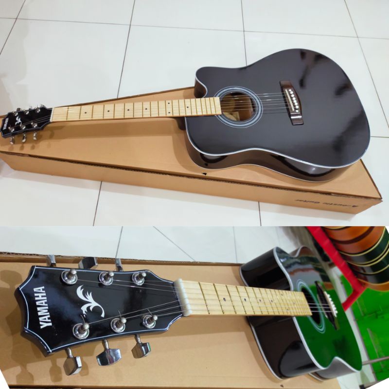 Jual Gitar Akustik Yamaha Fg Custum Tanem Besi Shopee Indonesia