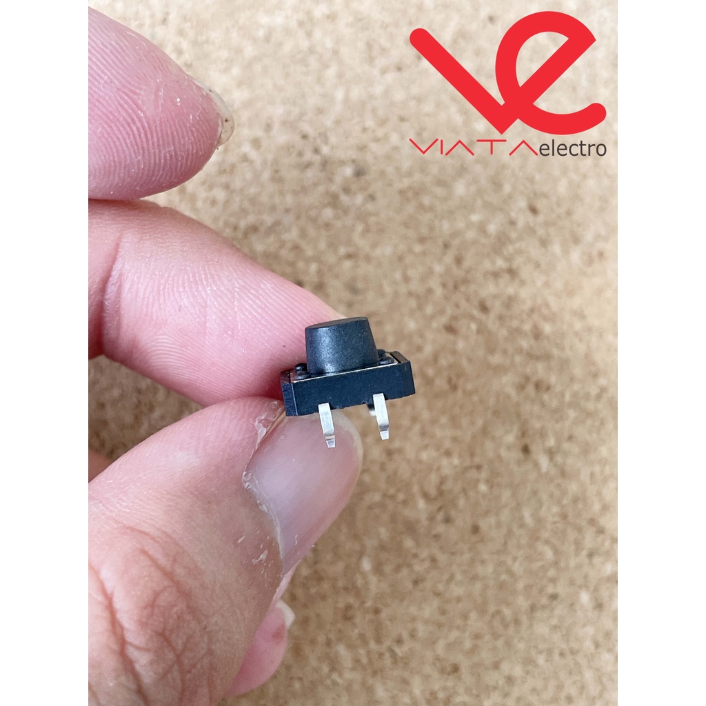 Jual MICRO SWITCH 12x12x7.5 mm ups TACTILE SWITCH PUSH ON BUTTON KAKI ...