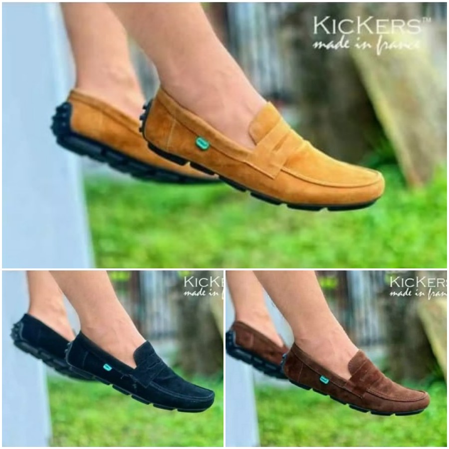 Sepatu slip hot sale on kickers