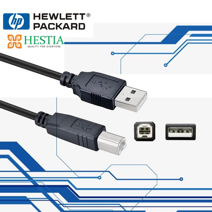Jual Kabel Printer Original Box Printer HP - Koneksi USB Panjang 1.5 M ...