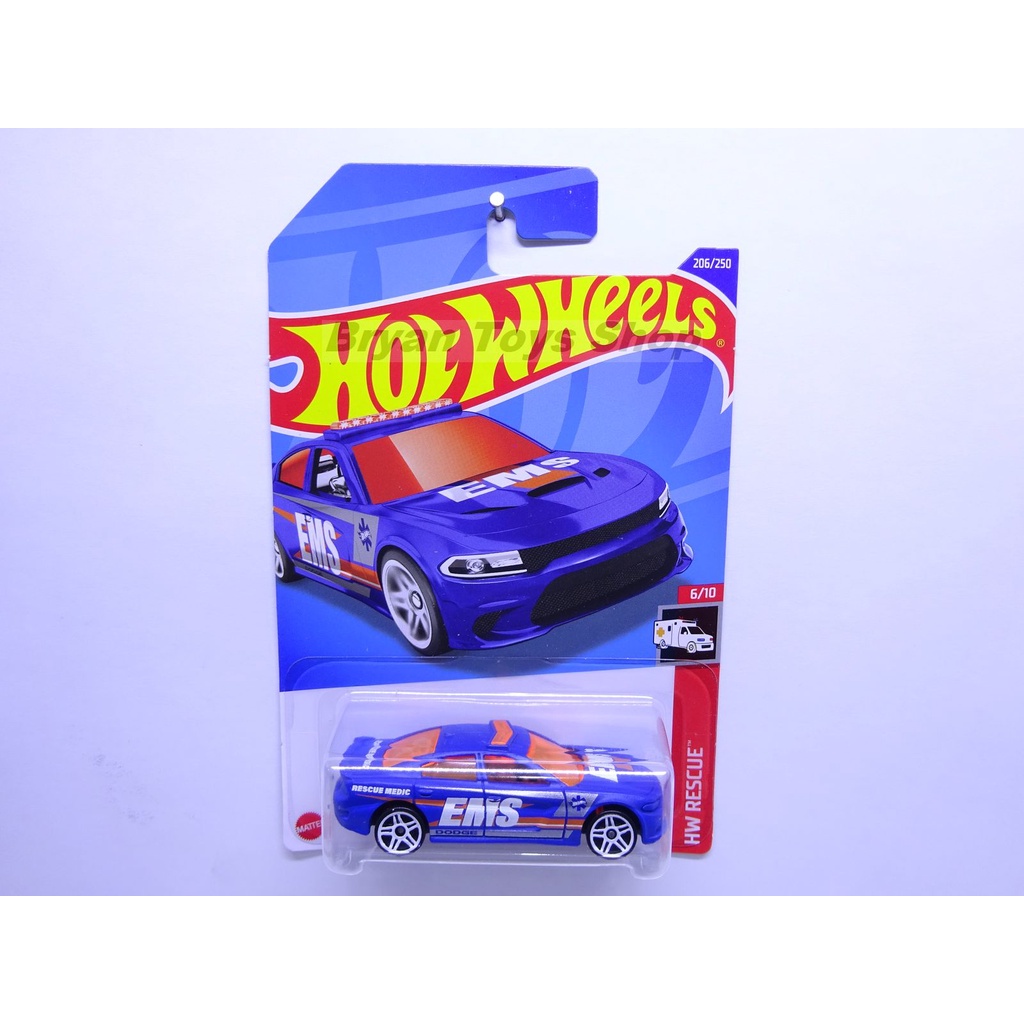 Jual Hot Wheels 15 Dodge Charger Srt Biru Tampo Ems Shopee Indonesia 6815