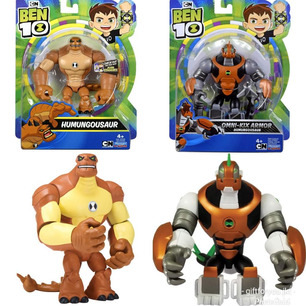 Jual [TERLARIS] BEN 10 ACTION FIGURE HUMUNGOUSAUR OMNI KIX ARMOR MAINAN ...