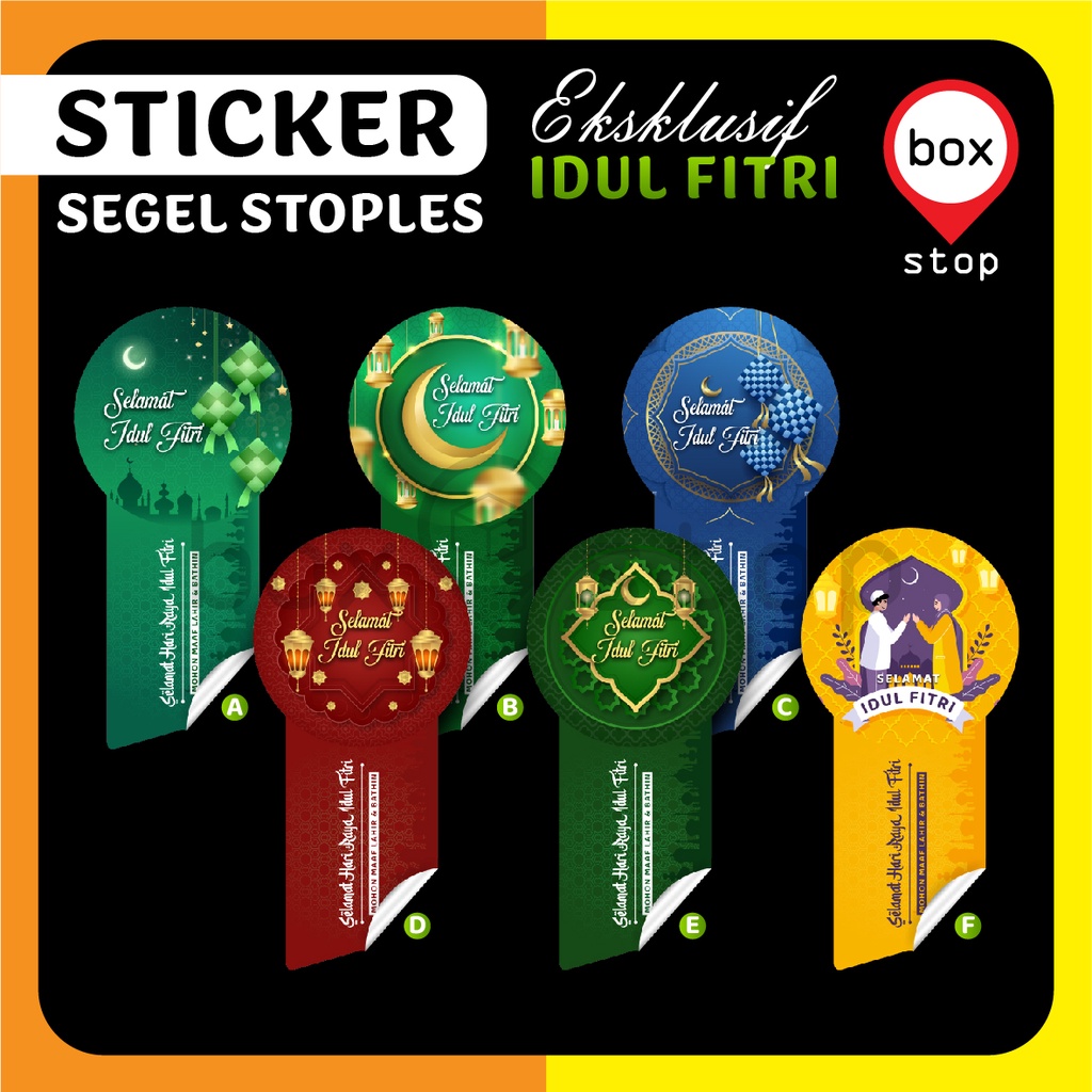 Jual Stiker Label | Sticker Toples | Stiker Lebaran Idul Fitri ...