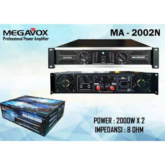 Jual POWER MEGAVOX MA2002 MA 2002N DESIGNED IN USA original | Shopee ...
