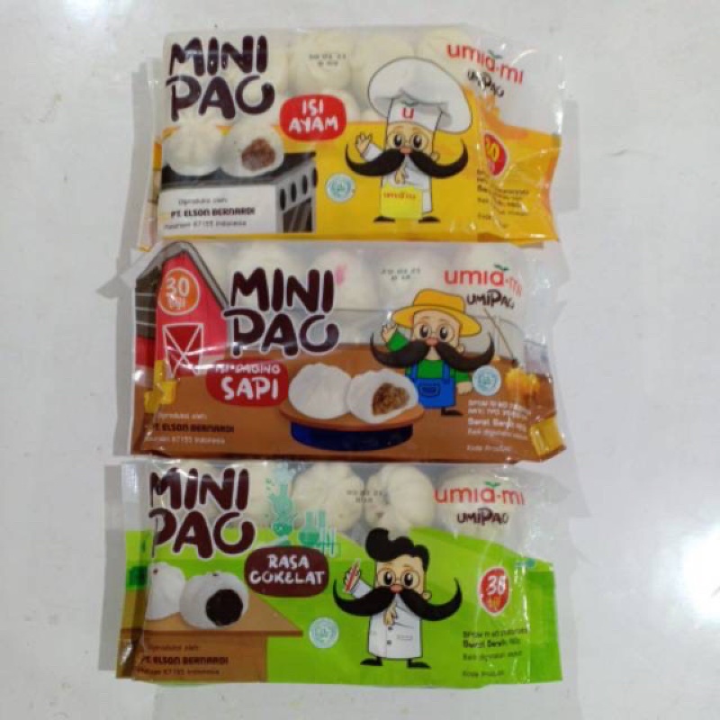 Jual UMIAMI mini pao coklat ayam & sapi isi 30s minipao | Shopee Indonesia
