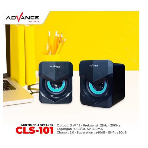 Jual Advance Speaker USB CLS 101 ADVANCE CSL-101 SPEAKER AKTIF | Shopee ...