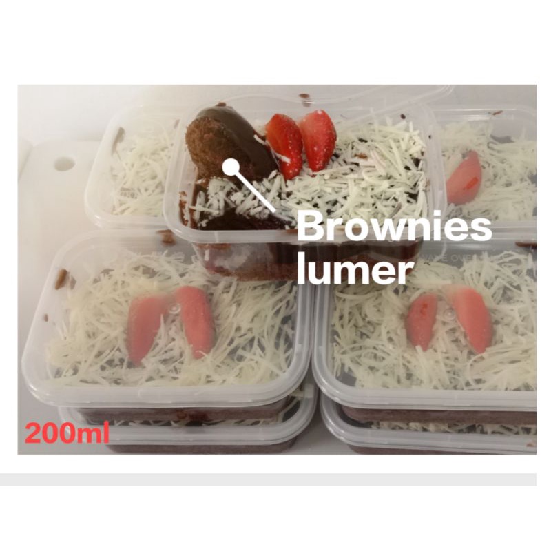 Jual brownies lumer uk.200ml (per 5 cup) Shopee Indonesia