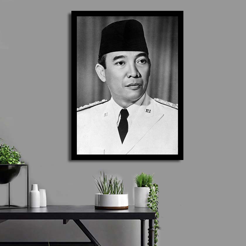 Jual Poster Presiden SOEKARNO Poster Kayu Walldekor Hiasan Dinding ...