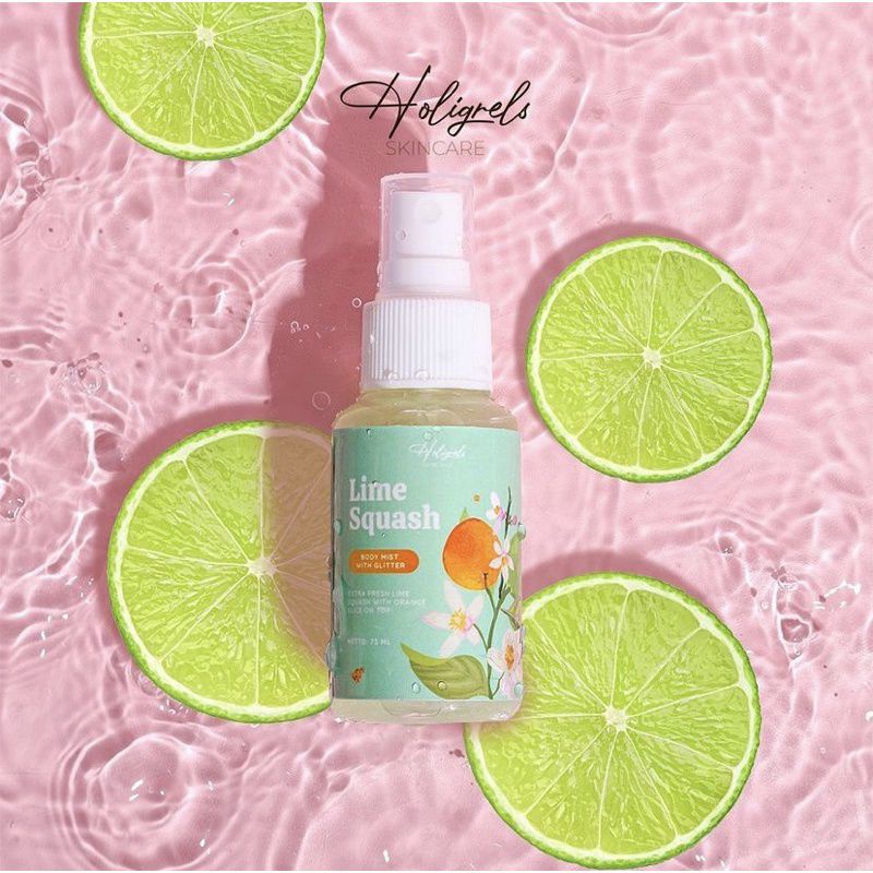 Jual HOLIGRELS BODY MIST PARFUM VANILLA ECLAIR, LIME SQUASH YUZU MILKY