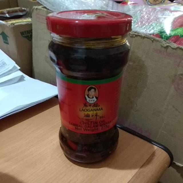 Jual LAOGANMA CHILI IN OIL/LAO GAN MA BLACK BEAN CHILI SAUCE/SAMBAL