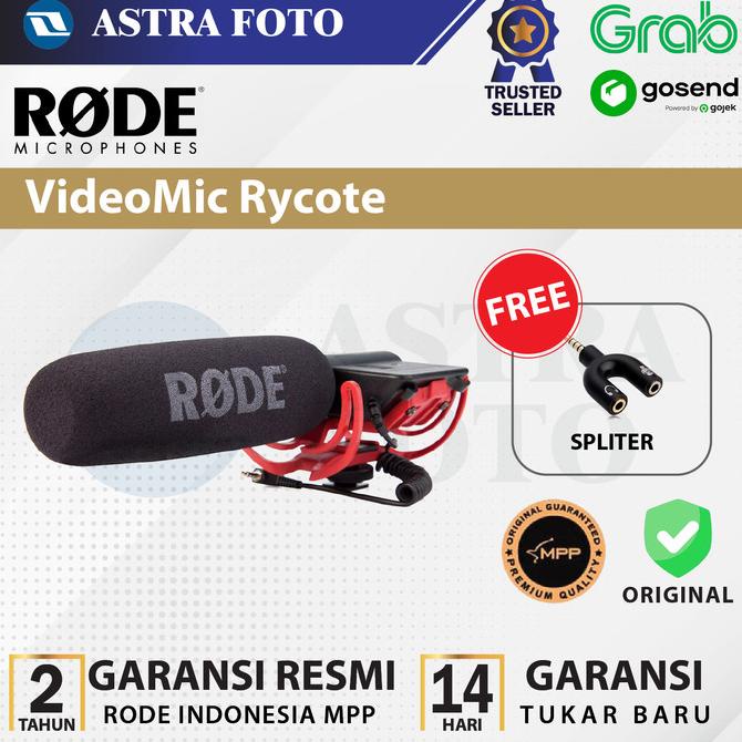 Jual Rode Videomic + Rycote (Directional On-Camera Microphone With ...