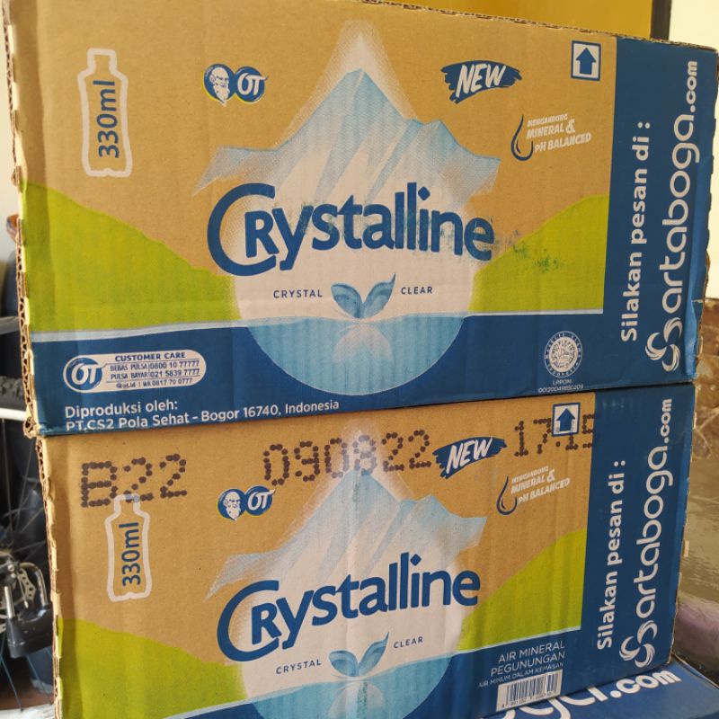 Jual Crystalin Cup 220 Ml Isi 48 Gelas Crystaline 330 Ml Isi 24 Botol Air Minum Mineral 7986