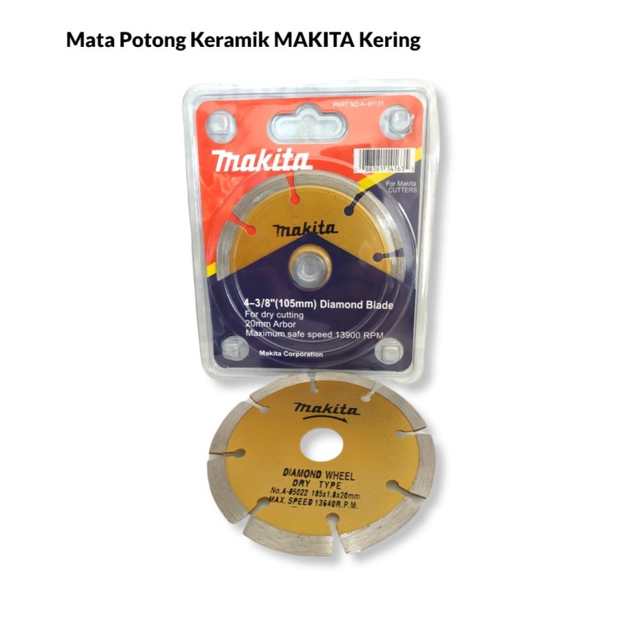 Jual Makita Mata Pisau Potong Keramik Kering Basah Diamond Wheel Dry Wet Shopee Indonesia