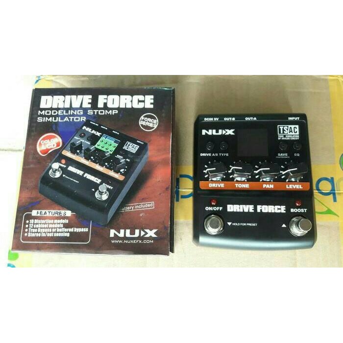 Jual nux drive force modeling stomp box simulation (drive force ...