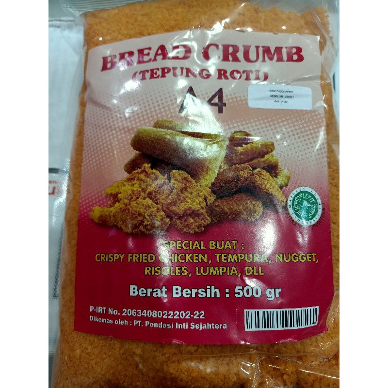 Jual Tepung Roti/ Bread Crumb 500 gram | Shopee Indonesia