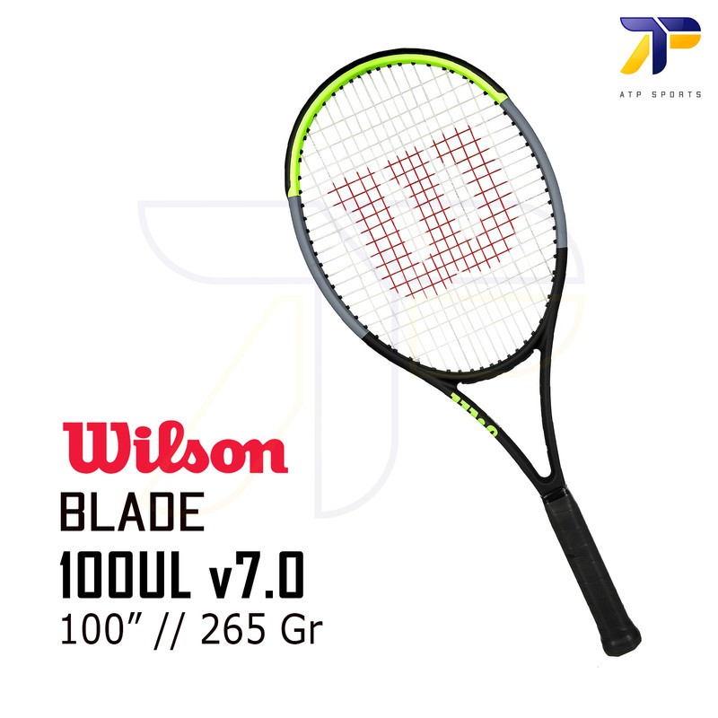 Jual Raket Tenis Tennis Wilson Blade 100UL 100 UL V7.0 265 Gram ...