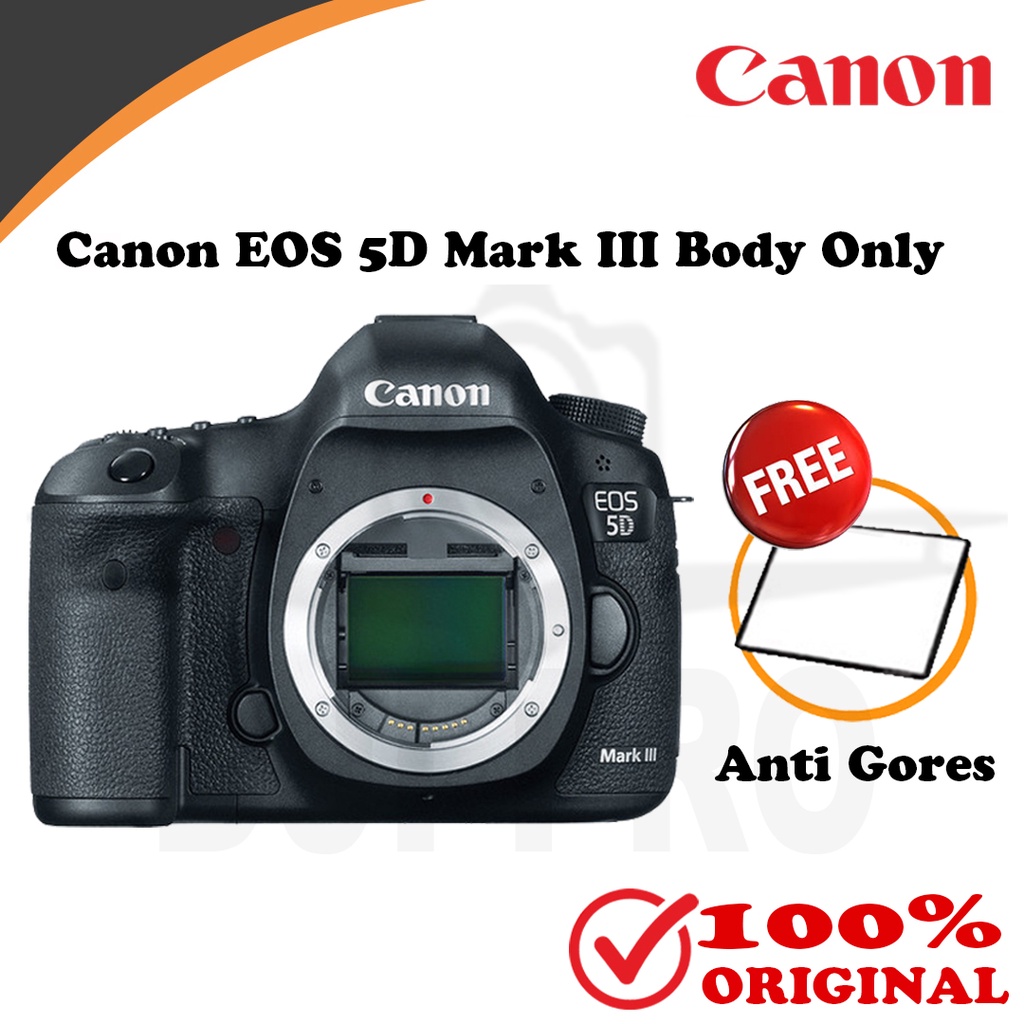 Jual Canon EOS 5D Mark III Body Only DSLR Camera Mark 3 BO Original ...
