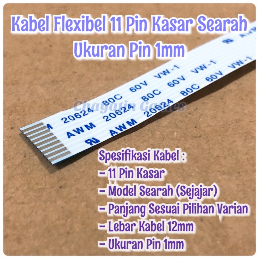 Jual Kabel Flexibel 11 Pin Kasar Model Panjang Sesuai Varian Yang Di