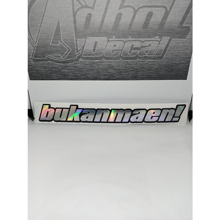 Jual stiker sticker cutting hologram bukan maen | Shopee Indonesia