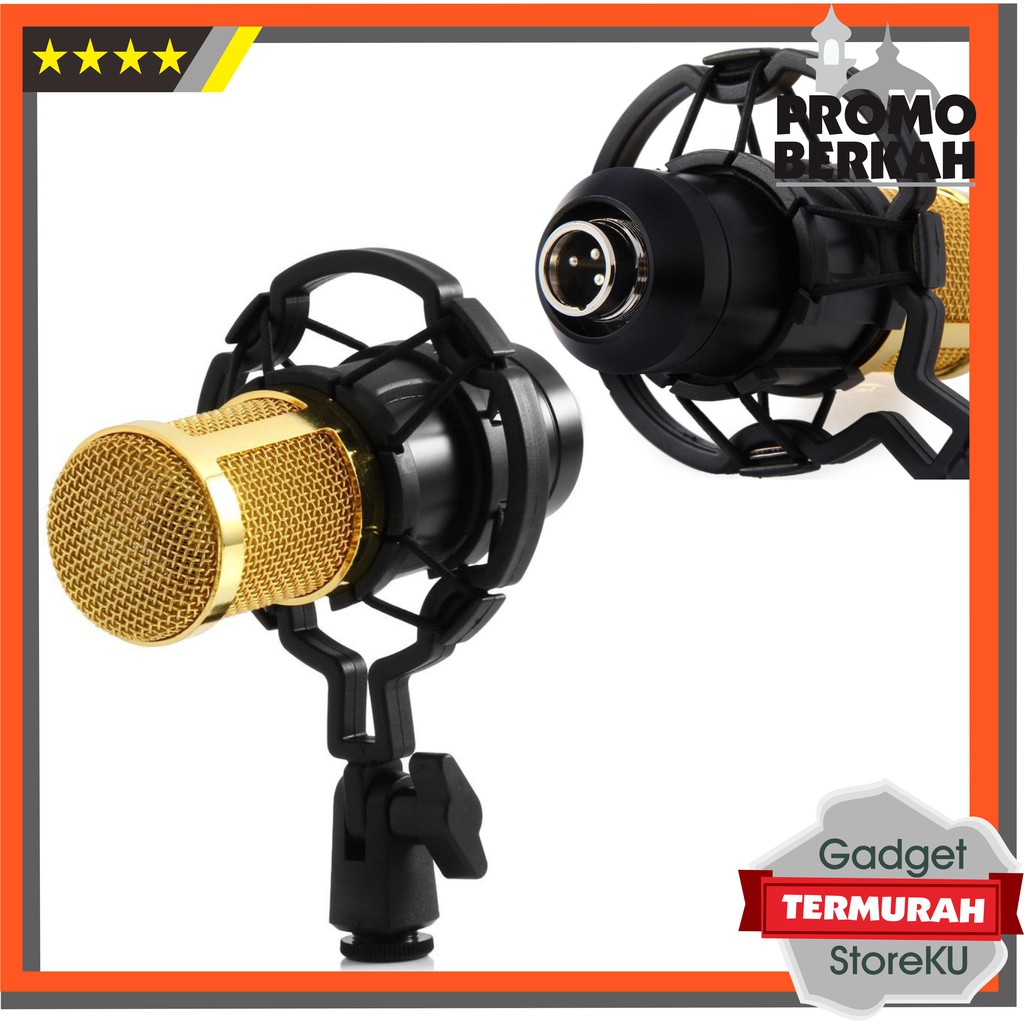 Jual Mic Original Taffware BM800 Condenser BM 800 Free XLR
