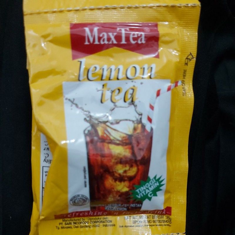 Jual Max tea (lemontea)1renceng/1 pack | Shopee Indonesia