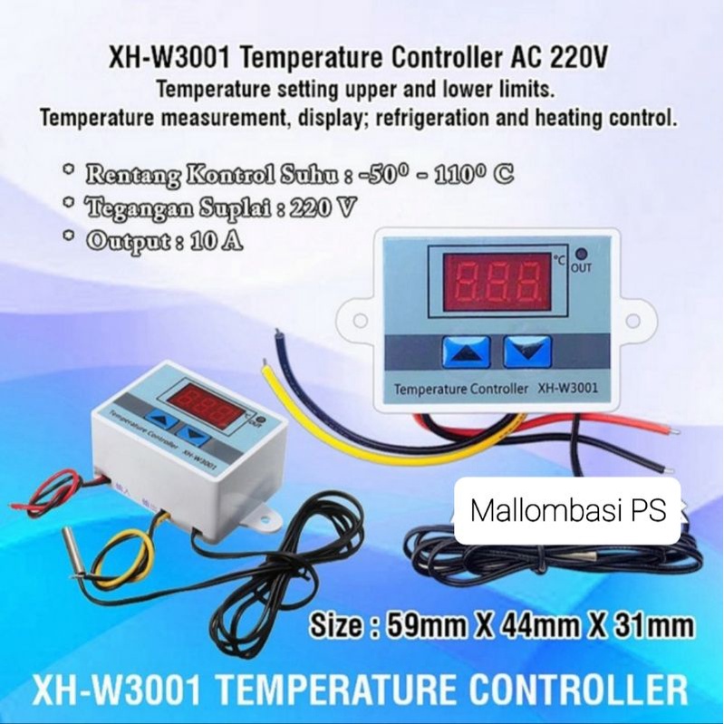 Jual THERMOSTAT THERMOMETER PENGATUR SUHU Controller Termometer DIGITAL