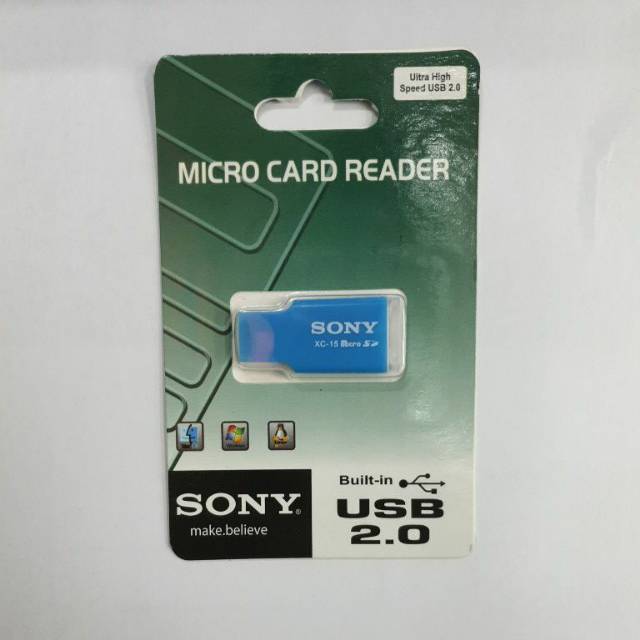 Jual MICRO CARD READER SONY XC -15 MICRO SD WARNA RENDOM | Shopee Indonesia