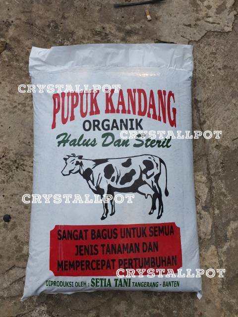 Jual PUPUK KANDANG SETIA TANI SAPI MERAH ORGANIK HALUS DAN STERIL ...