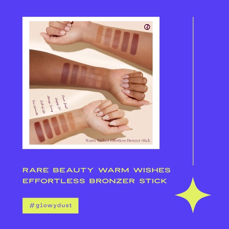 Jual READY Rare Beauty Warm Wishes Effortless Bronzer Stick Happy Sol