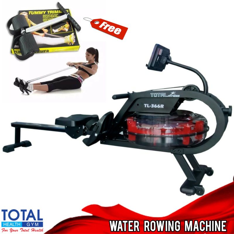 Jual WATER ROWING MACHINE ALAT GYM ALAT FITNESS TARIK ROWING | Shopee ...