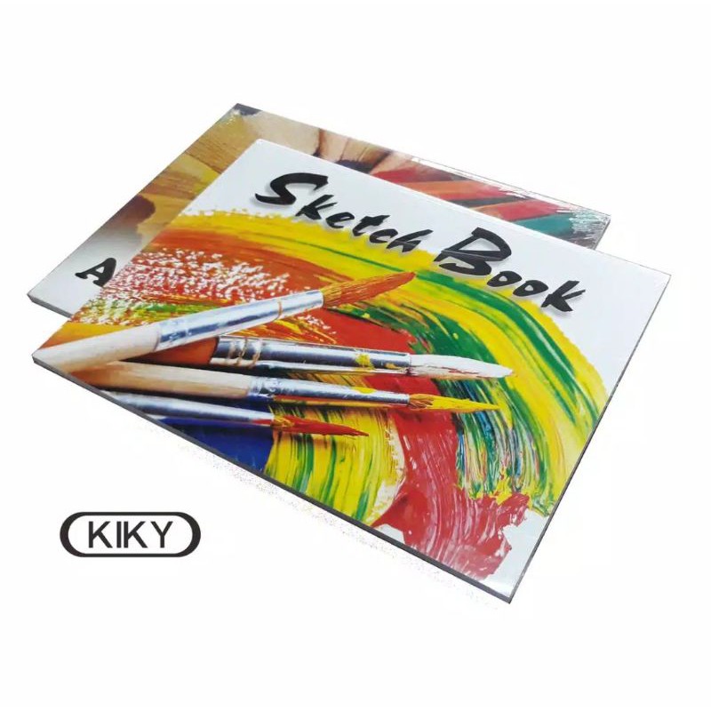 Jual BUKU SKETSA / SKETCHBOOK A4 KIKY ISI 50 LEMBAR