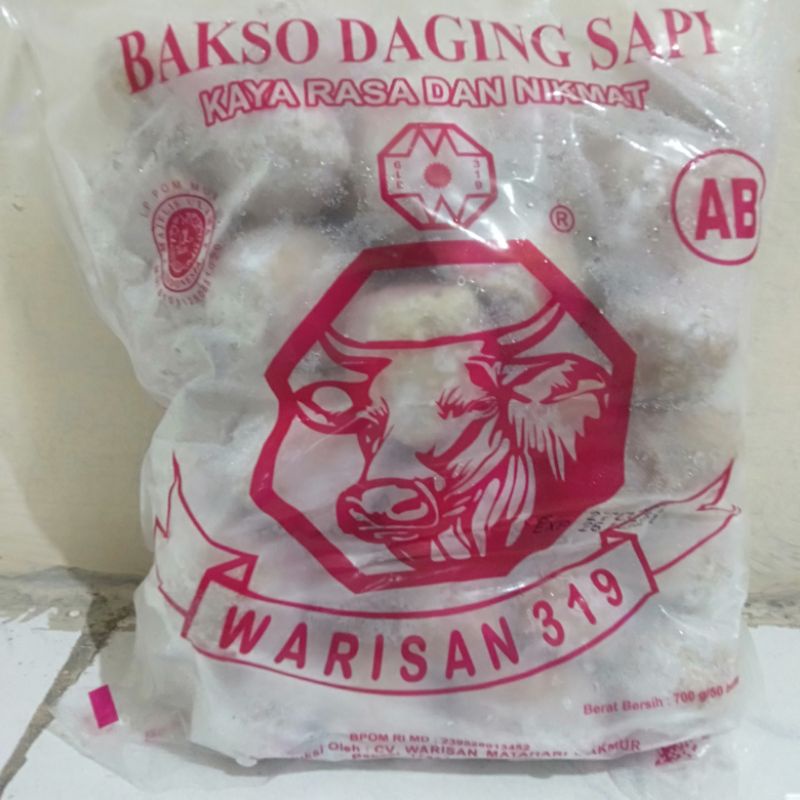 Jual Bakso Sapi Warisan 319 Isi 50 Pcs Shopee Indonesia