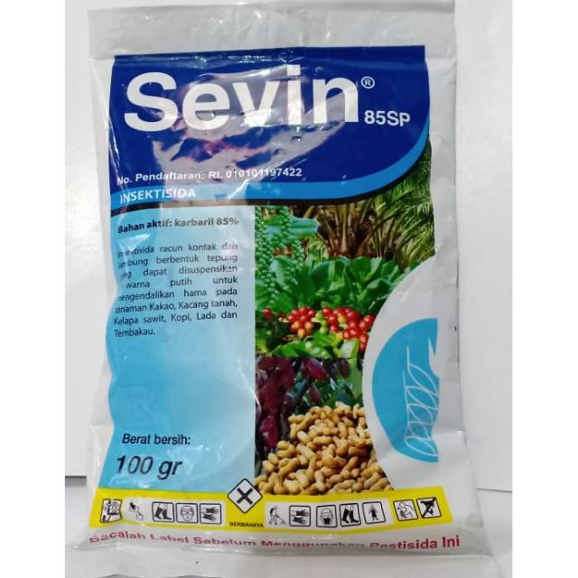 Jual (exp Desember 2024) SEVIN 85SP INSEKTISIDA 100G RACUN SERANGGA ...