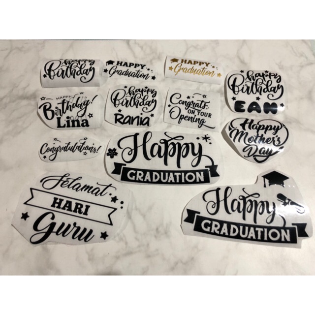Jual CUTTING STICKER BALLOON STICKER CUSTOM STICKER STIKER NAMA STIKER ...